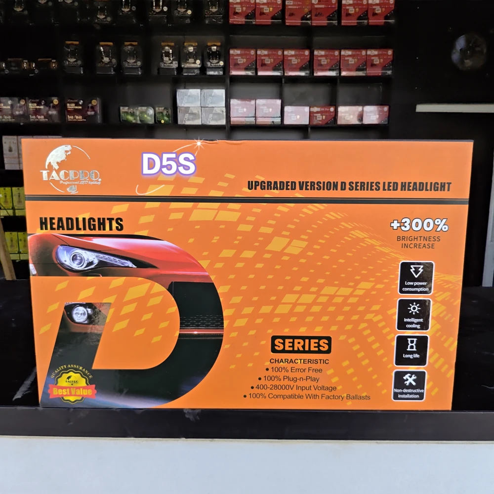 طقم ليد D5S TAC PRO 75W